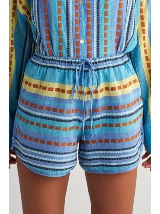 Pearl & Caviar Pants - Pearl & Caviar Zakar Shorts Greek-Chic Resort Wear High Rise Womens S/M
